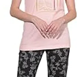 dollar Missy Women's Combed Cotton T-Shirt Pyjama Night Suit-picture-20