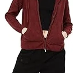 max Women's Acrylic Casual Hooded Neck Sweater-picture-46