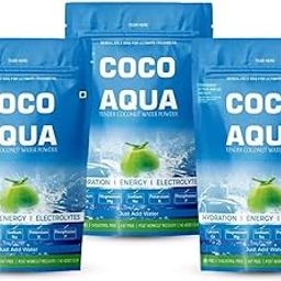 COCO AQUA Tender Coconut Water Powder Instant Mix Tripple Pack (30 sachets), Daily Hydration & Boost Of Electrolytes, Nariyal Pani, With No Preservative & Flavour-image-51