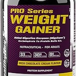 HealthyHey Nutrition Weight Gainer with Complex Protein Mix - Sugar Free - Irish Chocolate Cream Flavour - 1 Kg (Irish Chocolate Cream)-image-46