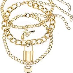 Trendy Gold Plated Multi Strand Bracelet For Women (CT-ANKTT-5303)-image-71