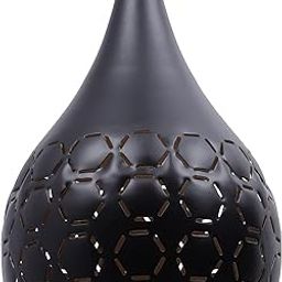 RYLUX Metal Cutted 3 Light Cluster Hanging Light Ceiling Pendant Lights for Home Decoration Living Room/Hall/Balcony/Restaurant Bar Lighting (Bulb Not Included - Black)-6