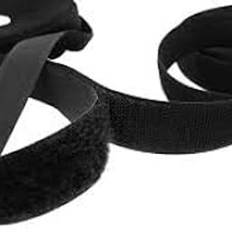 Trendmad Nylon Female Loop tape for sticthing all type clothes and Nets, Mosquito net Loop, Insect Net tape (Black 20mm width 10 Feet roll)-image-1