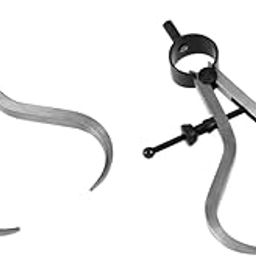 OKUMEYR 2pcs Rapid Adjust Outside Calipers Precision Measuring Tool Quick-Spring Nut and Construction for Accurate Measurement Transfer-image-46