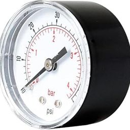 CALANDIS Metal Radial Pressure Gauge for Oil Air Water Ts-Y50Z4 0-60Psi 0-4Bar Tool-29