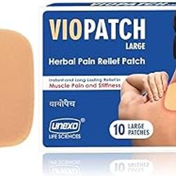 Viopatch Herbal Pain Relief Patch Large - Pack of 10 Patches | Instant Relief from Muscular Pain & Joint Pain| Natural Pain Relief Patches | No Side Effects-13