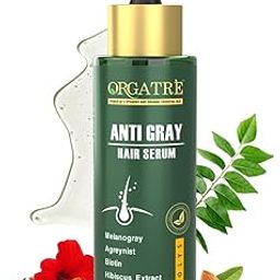 Anti-Gray Hair Serum With Arcolys, Melanogray, Black Seed Oil & Hibiscus Extract | Light-Weight, Non-Sticky 50ml-picture-50