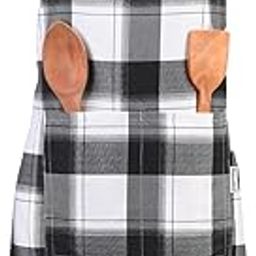 WeaveWink Premium Buffalo Check Kitchen Apron - Adjustable Neck Strap - Large Pockets - Lightweight & Breathable Cotton Polyester Blend for Home Cooks & Women-image-89