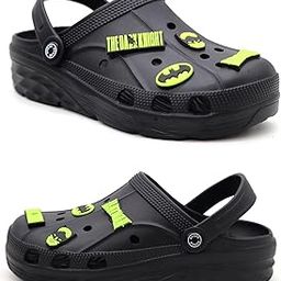 Batman Men's Clogs with Authentic Batman Charms and Adjustable Back Strap-12