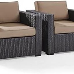 MJA FURNITURE Outdoor Sofa 2 Seater for Garden, Balcony | Waterproof Wicker Rattan Sofa with Cushion Set of 2, Outdoor Sofa Single Seater | Patio Furniture-image-31
