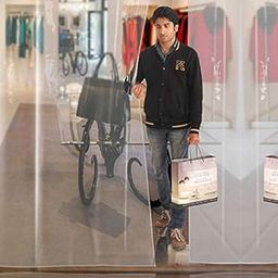 LIV PVC Transparent AC Curtain O3 for Home, Office, Kitchen, Shop (0.25mm Thickness, 8 feet) Pack of 2-image-57
