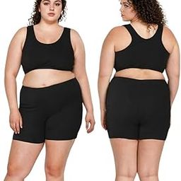 Adira | Under Dress Shots for Women | Plus Size Women Tights Shorts | Soft & Comfy, Knitted Stretchy Fabric | Shorts for Dress | Women Inner Shorts | Plus Size | Pack of 2-image-86