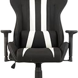 INNOWIN Defender IGC Series Gaming Chair with Premium Soft Fabric and PU Leather Ergonomic 3D Adjustable Armrest and Adjustable Neck & Lumbar Pillow with Glass Filled Nylon Base (White)-image-4