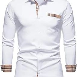 Men's Stylish Solid Satin Casual Shirt for Men Full Sleeve-image-80