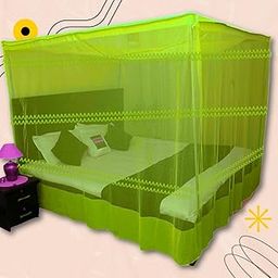 King Size Mosquito Net for Double Bed, 183 x 213 cm, White-14