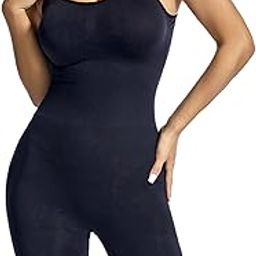 Mid Thigh Bodysuit Bodyshaper, Sculpting Design Shapewear for Women, Body Shaper with Silicone Grip, No Steel Bones for All Day Comfort, Smooth and Seamless Fit-image-80