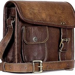 Sling Bag, Vintage Handmade Real Leather Messenger Shoulder Bag/ipad Bag / - Boys/Girl/Man/Woman - High qualty Leather Used NAI 648-image-28