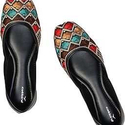 Women's Designer Emboidery Ethnic Shoes Punjabi Jutis-picture-36