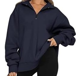 Solid Casual V-Neck Full Sleeve Pull Over Half Zipper Sweatshirt's for Women's-image-28