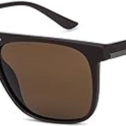 By Lenskart | Full Rim Square Sunglasses| Polarized And 100% UV Protected | Men & Women|Vc S12644-image-79