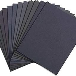 Sarrah Electro coating Emery paper # 180 Grit Wet Dry Waterproof Sandpaper, 9x11, Black -05 Pcs-23