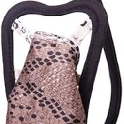 Men Heart-Shaped C-String w/Snake Skin Pattern Sleeve Sheath Thong Underwear Black-picture-29