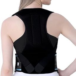 AccuSure P101 Universal Posture Corrector Belt – Fit for Size S, M, L | Adjustable Back & Shoulder Brace for Adults | Pain Relief, Spine Alignment & Improved Posture | Breathable & Comfortable Support-image-59