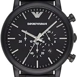 Black Dial Black Stainless Steel Men's Watch AR1895-42
