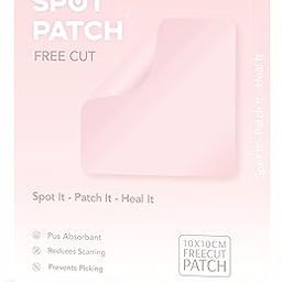 Spot Patch Free-Cut Korean Hydrocolloid Acne Pimple Blemish Patch Sheet (10cmx10cm)-21