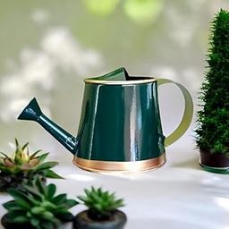 ecofynd 250 ml Mini Garden Watering Can for Plants for Kids (WC6: Kids with Gold Border, Green)-image-39
