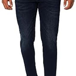Men's Deep Indigo Blue Ankle Length Stretch Jeans-image-46
