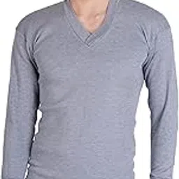 fabvio plus Winter wear Men's Thermal Top with V-Neck and Long Sleeve-picture-36