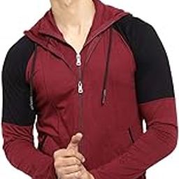 Color Block Men Hooded Neck Full Sleeves T-Shirt-image-71