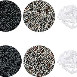 MEI Screws and Nylon Grips Combo (1 & 1.5 Inch Drywall Screw-50 pcs, 1 & 1.5 Inch Steel Screw-50 pcs,1.25 & 1.5 Inch Nylon Grip-100 pcs)-image-97