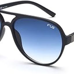 100% UV protected sunglasses for Men | Size- Large | Shape- Aviator | Model- IRS1100C3SG (Black)-picture-6