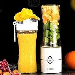 Ubersweet® Imported 1X(KKSTAR 400Ml Portable USB Electric Juicer Machine Squeezer Glass Blender L5P9_108096-image-8