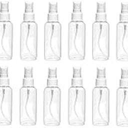 zms marketing 20 Pcs Refillable Spray Bottles, 100ML, Clear Empty Fine Mist ABS Mini Travel Bottle Set, Small Refillable Liquid Containers-14
