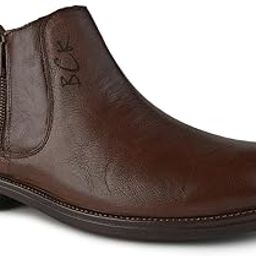 ARTEK Full Grain Natural Leather Casual Boots for Men-image-22