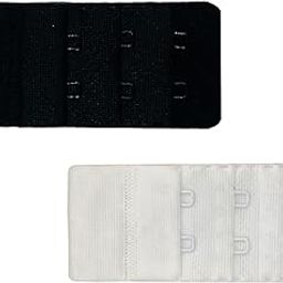 TobbTwist Bra Extenders - Bra Hook Extender 2 Hook - 3 Eye For Women, Save Your Bra Increase Band Length (Black, White)-26