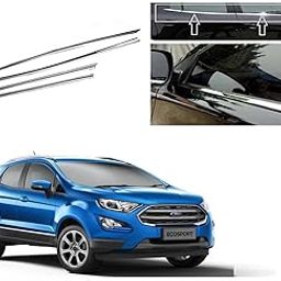 Auto E-Shopping Car Window Lower Garnish Stainless Steel Chrome Finish Exterior for Ecosports New Set of 4 Pieces-27