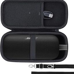 Travel Carry Case Cover Compatible with Bose New SoundLink Flex 2nd Gen (2024) | Bose SoundLink Flex | Tribit StormBox Flow Speaker (Black)-22