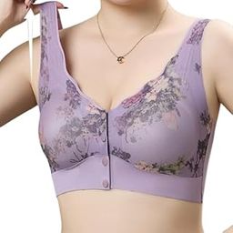 Women's Polyester No Ring Anti Sag Big Breast New Moms Padded Front Open Feeding Bra Maternity Baby Nursing-image-15