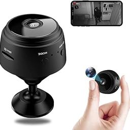 Lipzie Spy Wireless WiFi Hidden Camera for Home, Office, Mini HD 1080p Mini Portable Magnet Security Camera, Nana Cameras with Indoor Video Recorder, Small Spy Camera-17
