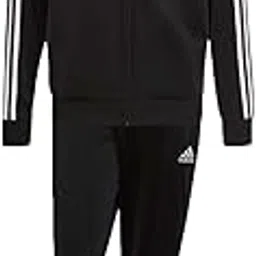 adidas M 3S Tr Tt Ts , Gym Suit Men, Top:Black/White Bottom:Black/White, X-Large-picture-28