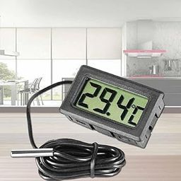Digital Fridge Thermometer indoor outdoor Aquarium Fish tank Temrature meter with 1 meter sensor wire-image-3