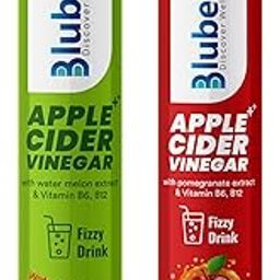 Blubein APPLE CIDER VINEGAR Effervescent Tablets | With Vitamin B6 & B12 | Multi-Flavor | 15 Tablets x Pack of 2-21