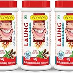 LOOLOO Herbal Medicated Tooth and Gum Care Powder | Prevents Gum Diseases & Relieves Inflammation | Pack of 3 (50G Each)-image-5
