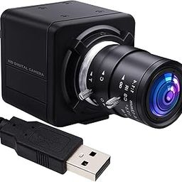 Magnolia - 5MP USB Camera with 2.8-12mm Varifocal Lens, OV5640 Sensor 4X Manual Zoom Computer Golf Camera, Plug & Play for Raspberry Pi, Mac, Windows, Linux-64