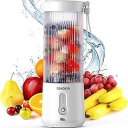 DENOKIN Portable Blender 16oz Vessel, Cordless Personal Size Small Blender for Shakes and Smoothies with 6 Blade for Kitchen, Home, Travel-15