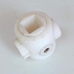Generic White Nylon Square Stone Holder for Grinder, 1 Piece, 5.5 x 4 x 4cm, Thread 6mm & 8mm, Square - 18mm-31